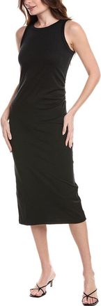 Vince Side Drape Tank Dress