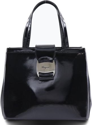 Ferragamo Patent Leather Handbag (Pre-Owned)
