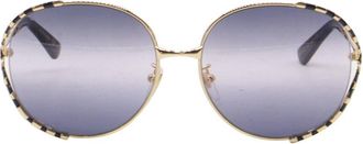 Gucci Gg0595s Bamboo Round-Framed Sunglasses (Authentic Pre-Loved)