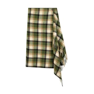 Iceberg Rok met ruitpatroon - Dames - Rokken - Groen - Maat: S Wol
