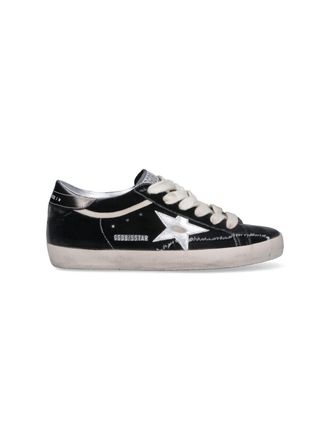 Golden Goose Black Super Star LTD Suede Sneakers
