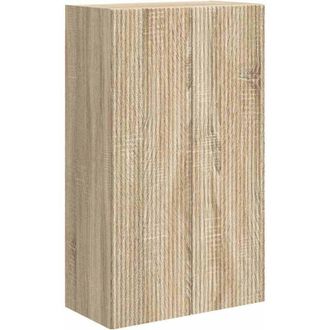 vidaXL Mueble De Tv Montado En La Pared Roble Sonoma Vidaxl