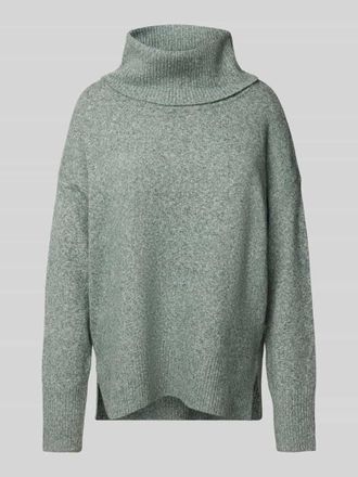 Vero Moda Pullover mit Wasserfall-Ausschnitt aus weichem Material-Mix Modell DOFFY in Schilf, Gr&ouml;&szlig;e XS