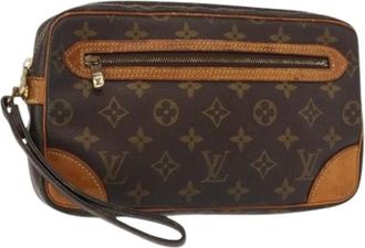Louis Vuitton Pre-owned Clutches, female, Brown, Size: ONE SIZE Pre-owned Vintage Clutch