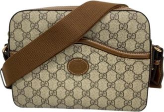 Gucci Pre-owned Cross Body Bags, female, Beige, Size: ONE SIZE Pre-owned Plastic Cross Body Bag
