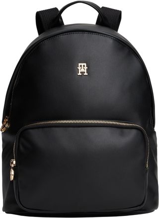 Tommy Hilfiger Womens POPETTE SOFT DOME BACKPACK AW0AW17652 Backpack, Black (Black), One Size