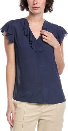 Brooks Brothers Flutter Sleeve Blouse