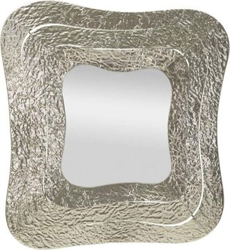 Dmora Dmora - Espejito Casella, Espejo, Objeto De Decoraci&oacute;n De Pared, Decoraci&oacute;n De Espejo, 74x7 H79 Cm, Plata