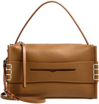J.W.Anderson Small Loafer Leather Top Handle Bag in Tan at Nordstrom