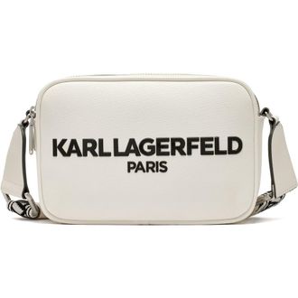 Karl Lagerfeld Maybelle Crossbody in Winter White at Nordstrom