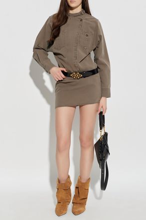 Isabel Marant Denim Dress Nouria, Womens, Brown