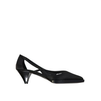 Prada 55mm Cut-Out Satijnen Pumps