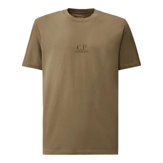 C.P. Company T-Shirts, male, Green, Size: XL T-Shirt 30/1 Jersey British Sailor