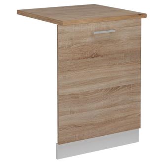 Vicco Tapa Del Lavavajillas R-line, Sonoma, 60 Cm, Et Roble