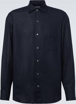 Loro Piana Andr&eacute; linen shirt