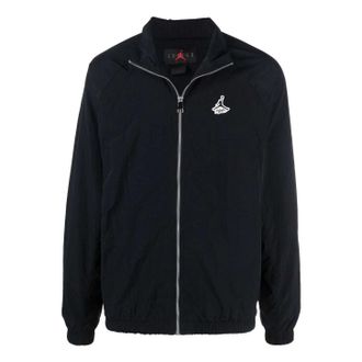 Nike Jordan Air Jordan Metallic Zipper Sports Jacket Mens Black DH9037-010