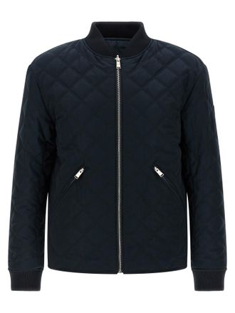 HUGO BOSS Blue Polyester Mens Bomber