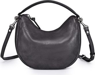 OLD TREND Dahlia Genuine Leather Soft Everyday Hobo Bag in Grey at Nordstrom