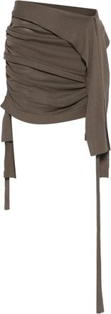 Ottolinger Minigonna drappeggiata - Verde