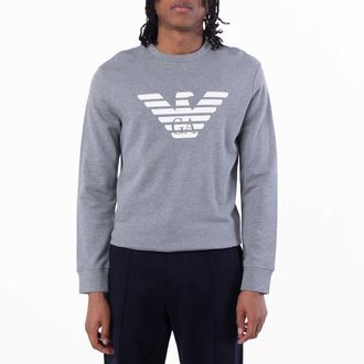 Emporio Armani Modal-Blend Sweatshirt With Logo Print