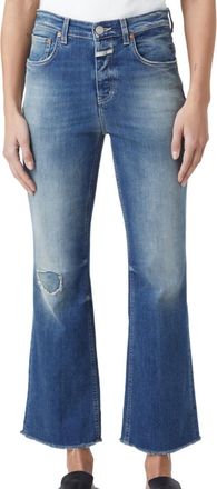 Closed Womens High Sun Denim Jean In Dark Blue