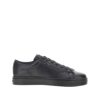 Emporio Armani Travel Essential leather sneakers Man 10