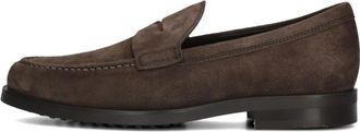 Tod's Heren Instappers Bruin Su&egrave;de Schoenen - Heren - Loafers - Bruin - 43 EU - Su&egrave;de - Schoenen