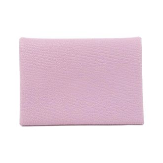 Herm&egrave;s Pink Chevre Leather Coin Purse/Coin Case (Pre-Owned)