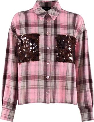 Nenette Forte Shirt - Dames - Overhemden - Roze - M - Katoen - Overhemden