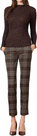 Avenue Montaigne Ben Trouser In Cocoa