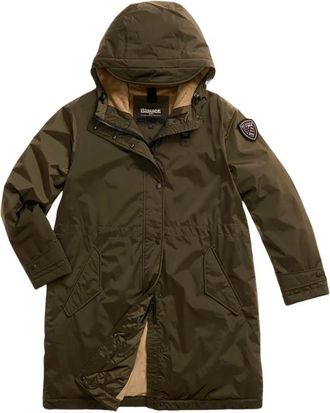 Blauer Payne Parka - Dames - Parka Jassen - Groen - L - Leer - Jassen