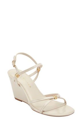 Marc Fisher Faithy Slingback Wedge Sandal in Light Natural at Nordstrom, Size 6.5