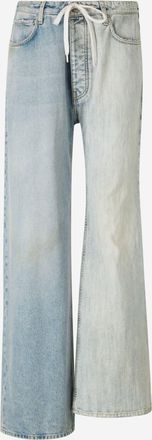 Balenciaga Two-Tone Overseize Fit Jeans