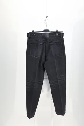 Celine Mens Boyfriend Jeans Max Black Wash Cotton