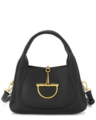 Tiffany & Fred Pebbled Leather Top Handle Shoulder Bag