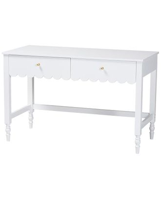 Baxton Studio Roni Writing Desk With Drawers