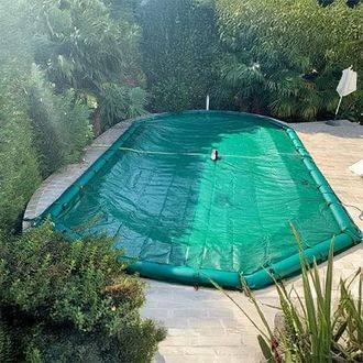 Generico Copertura Piscina Invernale Wincover Plus Saldata - 13,5x7,5 M - Accessori