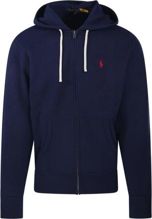 Ralph Lauren Hoody Sweatshirt - Heren - Vesten met rits - Blauw - S - Hoodies & sweatvesten