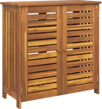 vidaXL Garden Cabinet with Storage with Door Brown 90 x 40 x 90cm Vidaxl