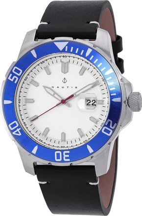 Nautis Dive Pro 200 Quartz White Dial Mens Watch GL1909-D