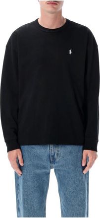 Polo Ralph Lauren Heavyweight Long Sleeve Tee - Heren - Longsleeves - Zwart - XL - Katoen - Tops