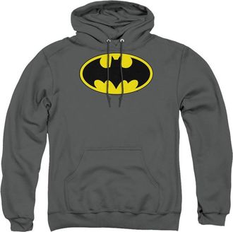 Gildan Batman Classic Bat Logo Adult Pull Over Hoodie / Hooded Sweatshirt