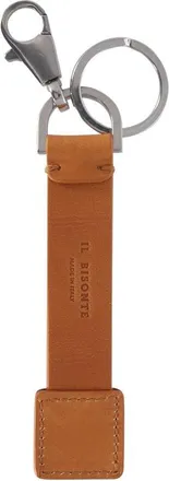 IL BISONTE Leather Key Case - Brown