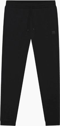 HUGO BOSS Mens Sestart Cotton Black Tracksuit Bottoms - Size: XL