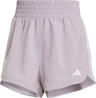 adidas (WMNS) adidas Pacer Training 3-Stripes Woven High-Rise Shorts Asia Sizing Light Purple IS2170