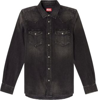 Diesel Denim overhemd - Zwart