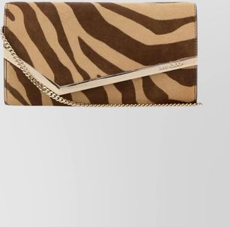 Jimmy Choo London emmie leather clutch bag