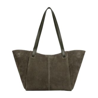 Lancaster Bolso Tote de Ante - Bags - Mujer - Verde - ONE SIZE