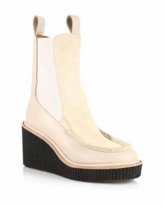 Rag & Bone Sloane Suede & Leather Chelsea Boots In Beige Paloma