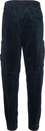 Stone Island Boys Kids Trousers Blue Cotton; Lyocell; Elastane